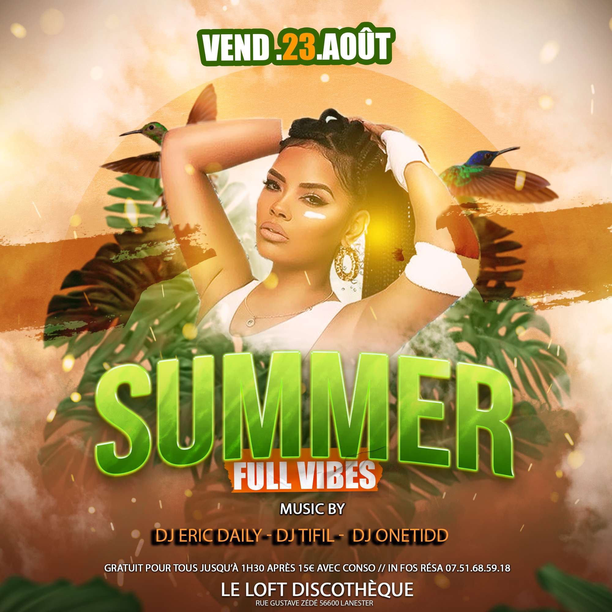 Flyer événement Onetidd